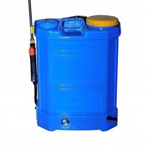 2 in1 Battery + Hand Operated Dual Function Knapsack Sprayer 12 V 8 Amp Battery with 16 Liter tank capacity.