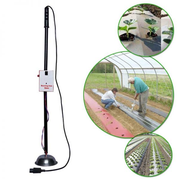 Mulching Paper Hole Making Machine - Operated with Battery Pump - Image 2