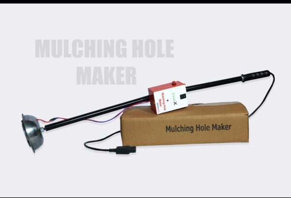 Mulching Paper Hole Making Machine - Operated with Battery Pump