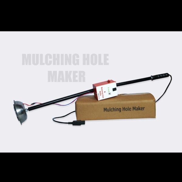 Mulching Paper Hole Making Machine - Operated with Battery Pump