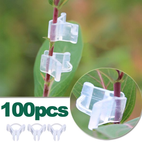 Grafting Clip Garden Plant 4 to 6mm Grafting Clip color white / black  - Plant Straightener Clip - Image 10