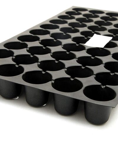 Seedling Nursery Tray 40 Cavities Gardening Germination Plastic Tray Nursery Pots Mini Propagator Plant Grow Kit Plug Tray for Seedling Germination