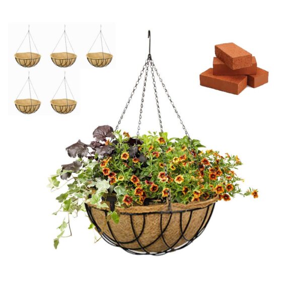 Cocopeat (5 kg block) Coir pith for kitchen and terrace gardening Potting Mixture Soil Manure (5 kg, Cake) - Image 3