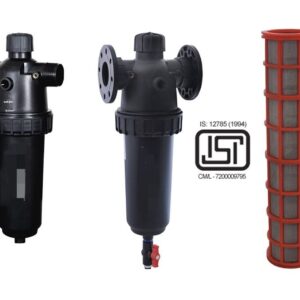 Siddhi Drip Screen Filter 3 inch Irrigaton filter Max Pressure 4 kg/ cm2 filteration Surface area 800cm2 Flow Rate range 32-72 m3/h