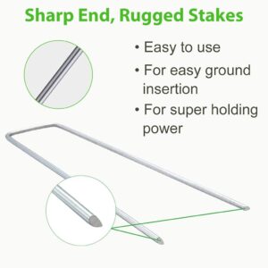 Weed Mat Nails Steel 6 inch