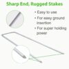 Weed Mat Nails Steel 6 inch - Image 5