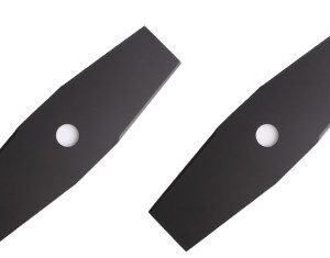 2 Teeth Black Heavy Duty Blade for Brush Cutter (Quantity-2 pcs)