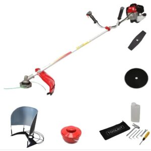 Side pack Multi Crop Brush Cutter, 2 Stroke 43cc with Blades