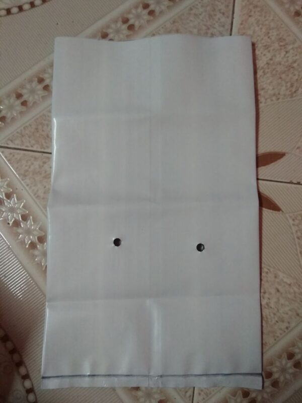 Poly Grow Bags 24x24x40 cm White Outside Black Inside - Image 3
