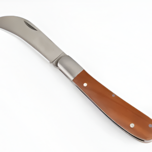 Foldable Grafting Knife of 172mm length with wooden handle