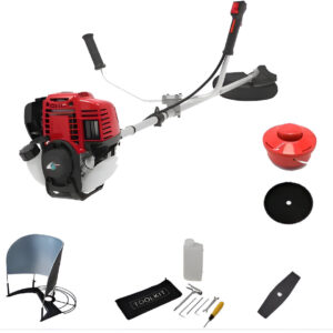 Side pack 4 stroke brush cutter 35cc  with paddy cutting blade