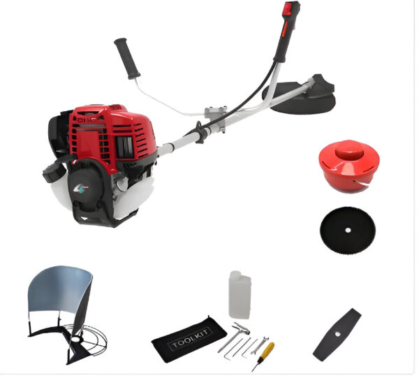 Side pack 4 stroke brush cutter 35cc  with paddy cutting blade