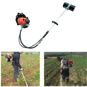 Backpack  4 Stroke Multi Crop Brush Cutter with Flat Tiller Attachment
