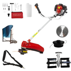 Side pack Multi Crop Brush Cutter with Flat Tiller