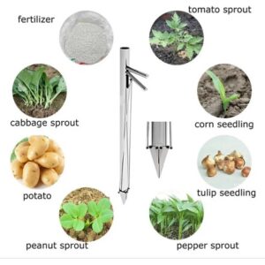 Multi-Functional Vegetable Seedling Transplanter Stainless Steel Body