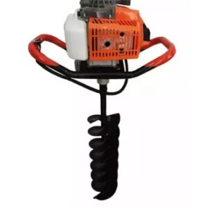 One Man Operated Earth Auger with 8 inch Auger Bit, 52cc