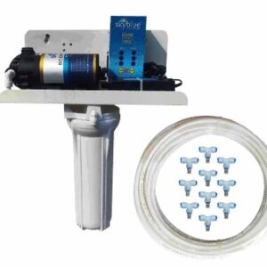 Fogger Kit of 10 Brass Nozzles with Timer, Filter and Other Accessories