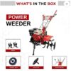 Mitsuyama MY-550G-ES, 7 HP 2 in 1 Start Power Tiller/Weeder/Cultivator for Agriculture - Image 2