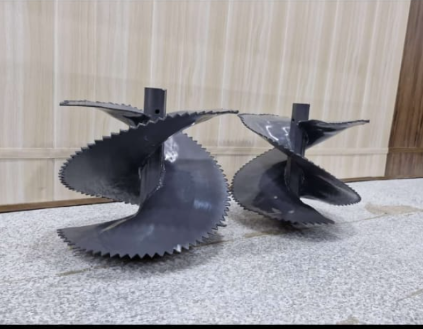 Siddhi of Left and right Spiral Ridger for 7 and 9 HP Petrol Power Tiller-2 pcs - Image 2