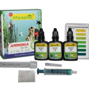 Lifesonic Ammonia Test Kit For Aqua-Farming (100 Tests)