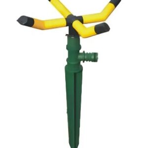 360 Degree Rotation Spike Sprinkler with 4 Arms Head
