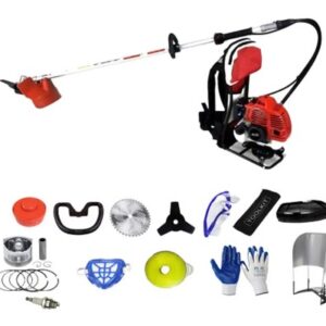 Backpack Brush Cutter 2 Stroke 52 cc Engine with Accessories