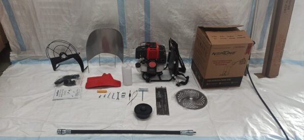 Neptune BC-520-BPK, 51.7 cc 2 Stroke Backpack Brush Cutter with Multiple Accessories - Image 4