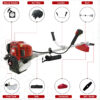 Mitsuyama DX-PCH-35SP, 4 Stroke 35 Side pack Brush Cutter With Accessories - Image 3