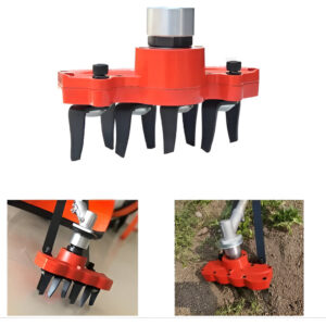 Siddhi 8.5 inch Ver Tiller Attachment for Brush Cutter of Shaft 26mm
