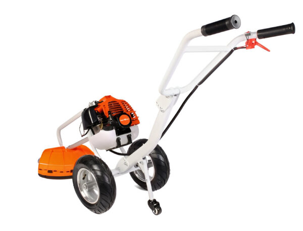 4 Stroke 35 CC Hand Push/ Trolley Type Brush Cutter with Accessories - Image 3