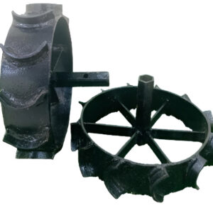 Siddhi Robust 2 Pcs of 12 inch Iron Wheel for 5 to 9 HP Petrol Power Tiller