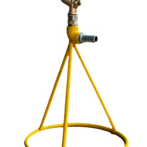 3/4" Brass sprinkler with Metal Stand with 360 Degree Rotation