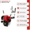 Balwaan Krishi BX-35 Side Pack 4 stroke Brush Cutter with 35 cc engine - Image 3