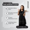 Siddhi Raw Banana Flour | Gluten-Free Atta | No Preservatives | Organic Food Products | Nutrition Rich & Starch | 500g (Pack of 2) - Image 5