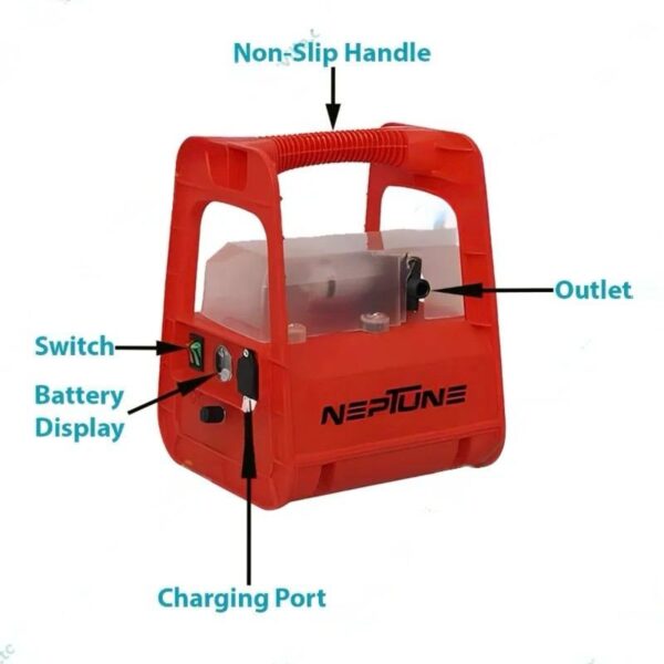 Siddhi PBS-13+, 12 V 12 AH Portable Battery Sprayer with Double Diaphragm Pump - Image 2