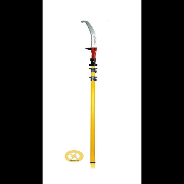 Festel Multipurpose Fiberglass Telescopic Pole of 6 to 18 feet with Pruning Saw