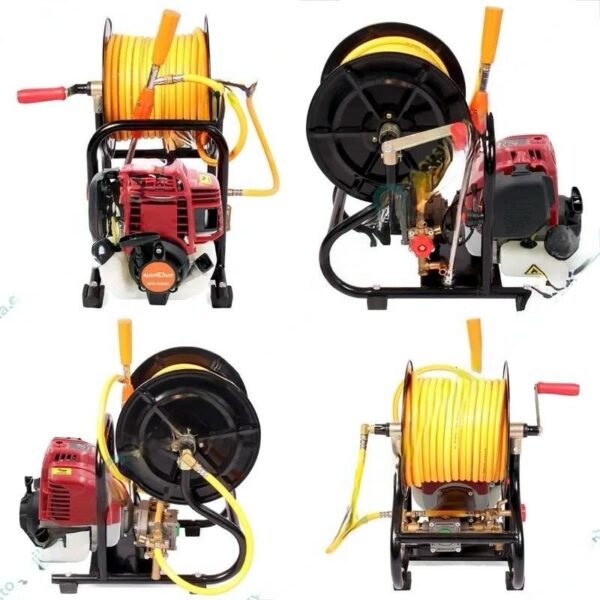 Neptune PW-768 WH 4 Stroke Portable Power Sprayer With Hose Reel, 15 Meter Hose Pipe & Spray Gun - Image 3
