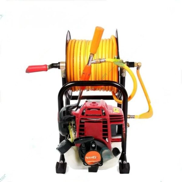 Neptune PW-768 WH 4 Stroke Portable Power Sprayer With Hose Reel, 15 Meter Hose Pipe & Spray Gun - Image 2