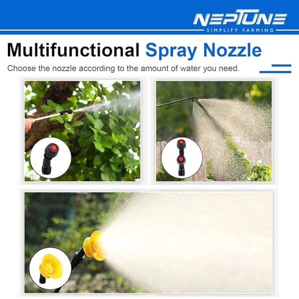 Neptune Simplify Farming 16L Knapsack Hand Operated Sprayer (Hariyali-10) for Gardening, Farming & Sanitization - Image 4