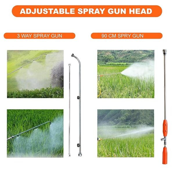 Neptune Knapsack Sprayer VN-708 (AL), 20L Knapsack Power Sprayer with Aluminum Pump , 2 Stroke and 26cc Engine - Image 5