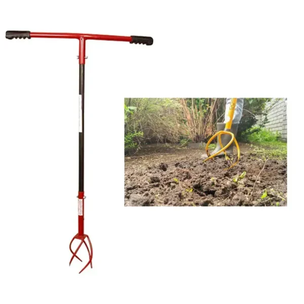 Siddhi Agritech Mini Hand Cultivator 4 inches(10.16 cm) Diameter for Digging Holes - Image 3