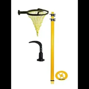 FESTEL Shock Proof Multipurpose 6-18 feet Extendable Pole with 2 Attachments (Coconut Plucker and Mango Fruit Picker)