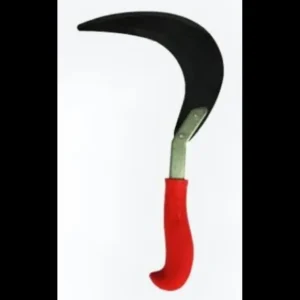 Siddhi Agritech Single Edge Sickle of 7 inch Carbon Steel Blade with Virgin Nylon Handle (Pack of 2)