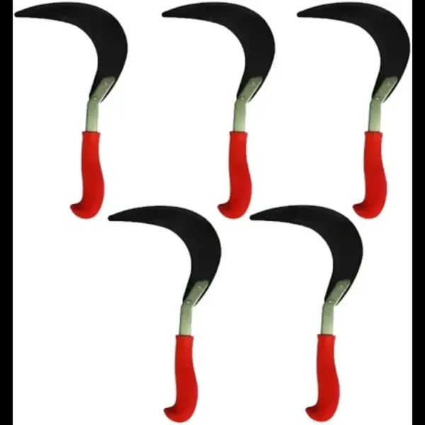 Siddhi Agritech Single Edge Sickle of 7 inch Carbon Steel Blade with Virgin Nylon Handle (Pack of 2) - Image 2