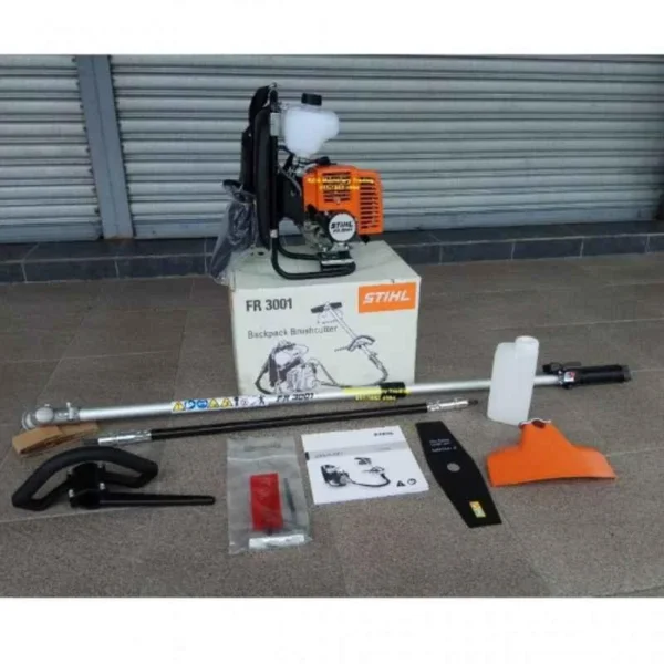 Stihl FR-3001 Backpack Brush Cutter 1.1HP, 2 Stroke 30.5cc with 2 T Blade - Image 4