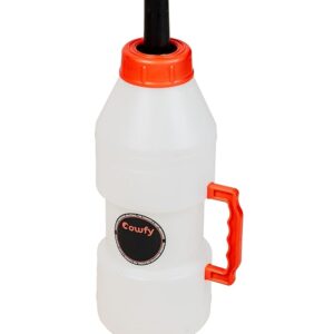 Swastik Agro Cow Calf Feeding Bottle with Nipple 2.5 LTR | Durable Plastic |  Easy to Fill and Clean |
