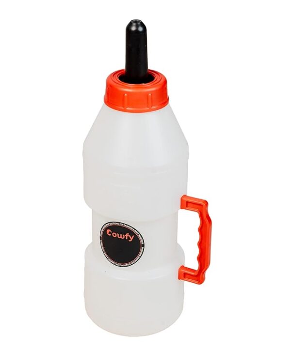 Swastik Agro Cow Calf Feeding Bottle with Nipple 2.5 LTR | Durable Plastic |  Easy to Fill and Clean |