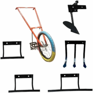 Siddhi 4 feet Cycle Weeder for Soil Digging with 6, 8,11 Inch Blade, Cultivator & Plough