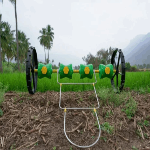 Siddhi Manually Operated Paddy Drum Seeder of 8 Rows for Seeding in Agricultural Field - Image 2