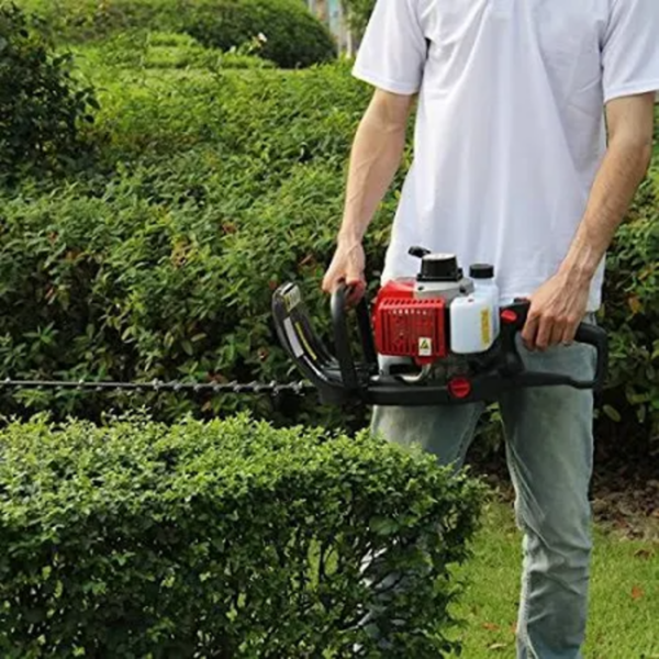 Siddhi Agritech Heavy Duty Petrol Hedge Trimmer With 2-stroke 25.6-cc 24 inch Bar Length | Ideal for Trimming Purposes - Image 2